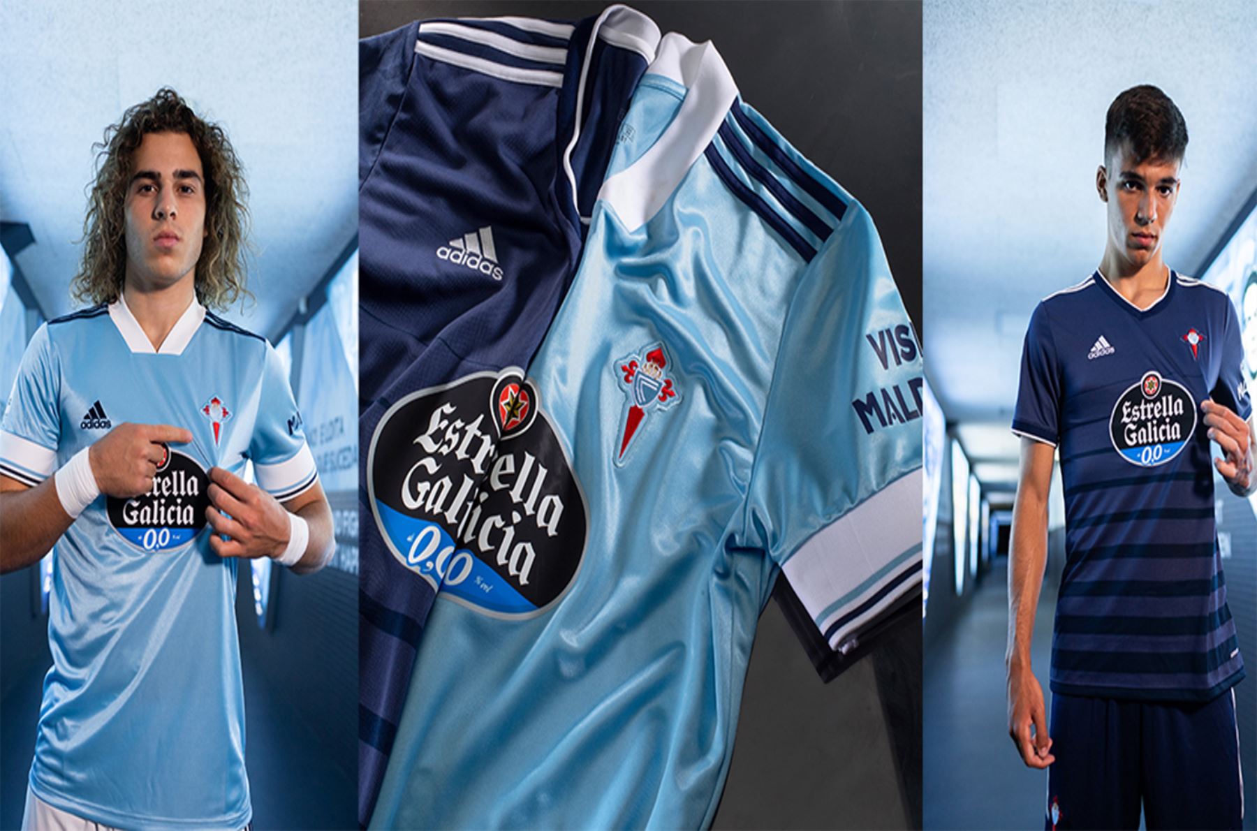 Celta de Vigo presentó la nueva camiseta que usará la próxima temporada