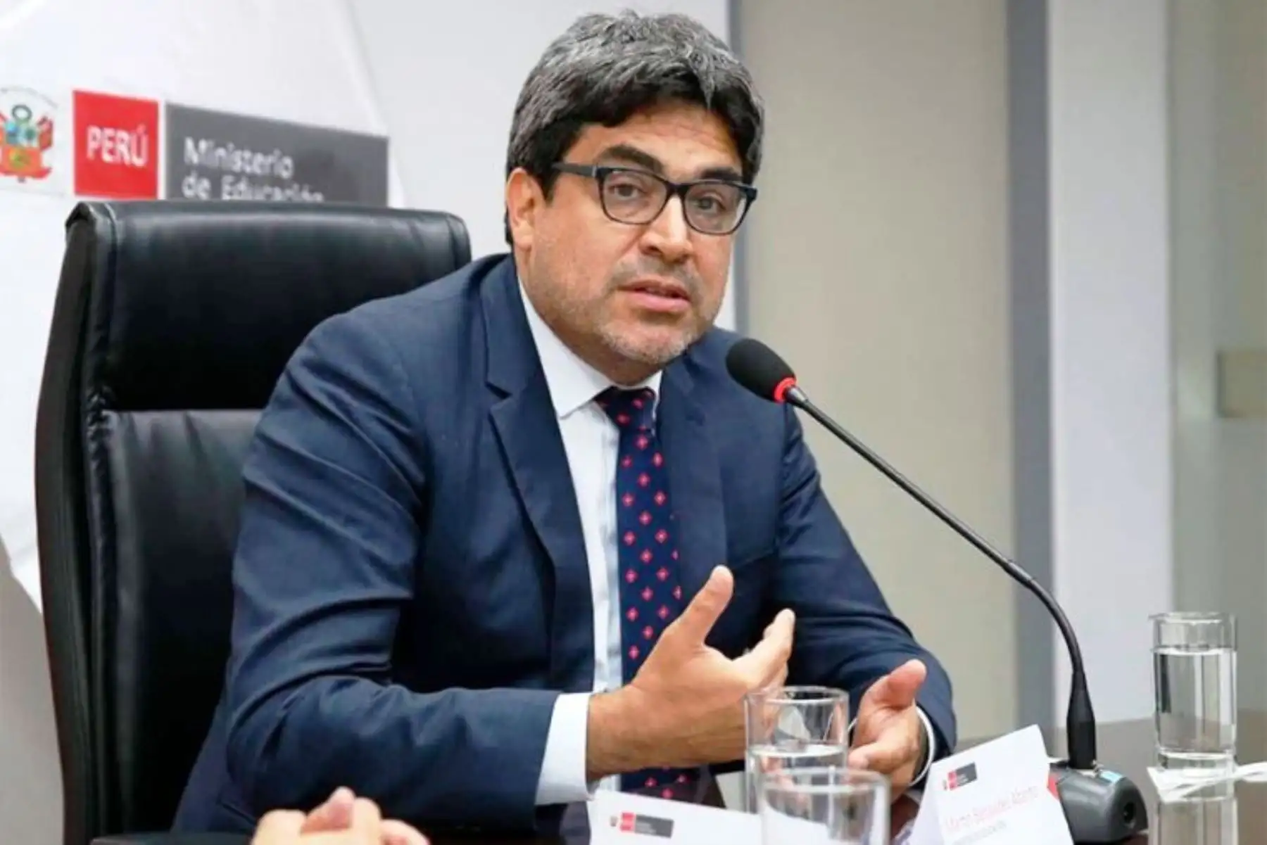 Ministro de Educación, Martín Benavides. Foto: ANDINA/Difusión.