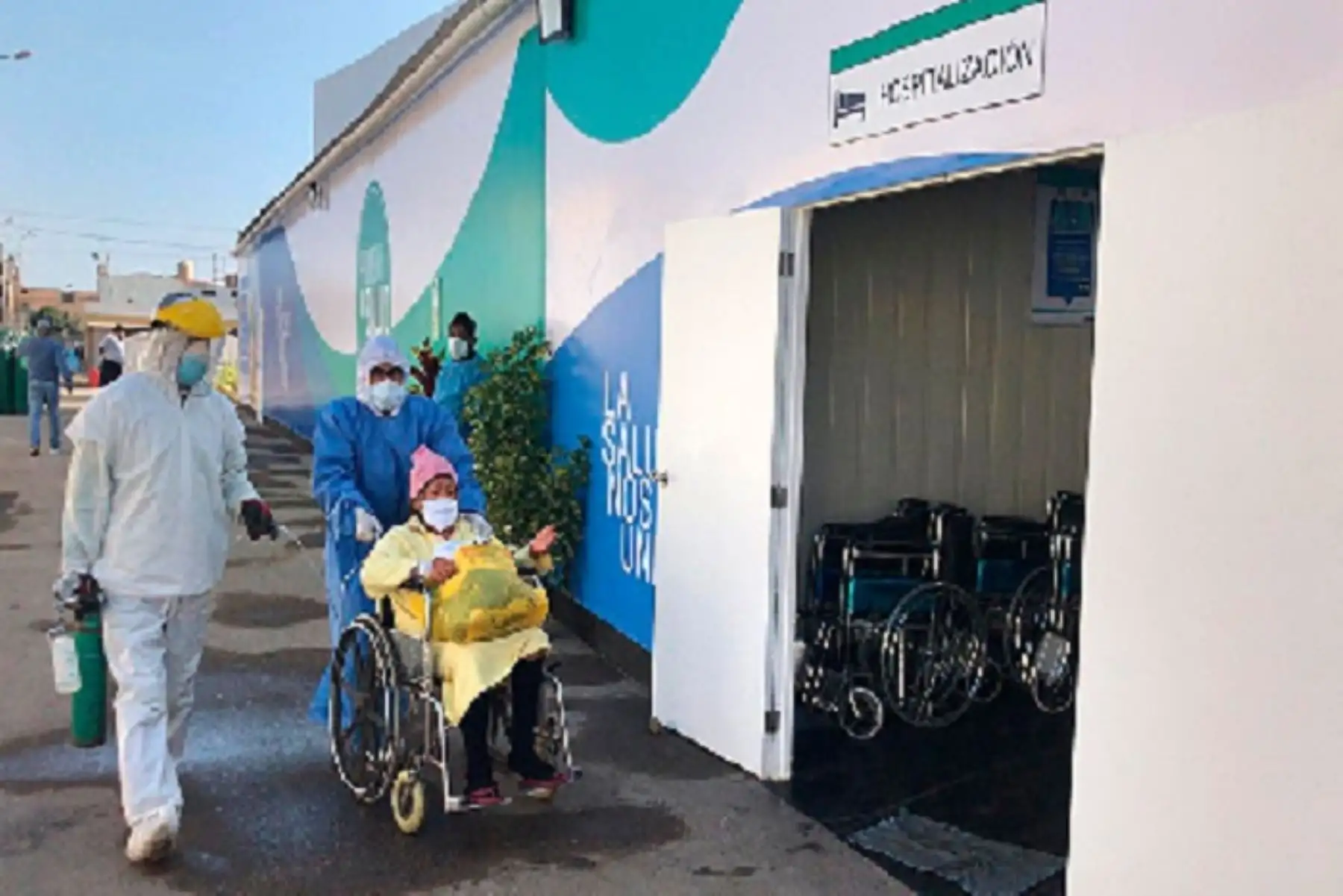 La instalación de este ambiente temporal comprendió aproximadamente un mes y estuvo a cargo de su brazo ejecutor,  el Programa Nacional de Inversiones en Salud (Pronis).