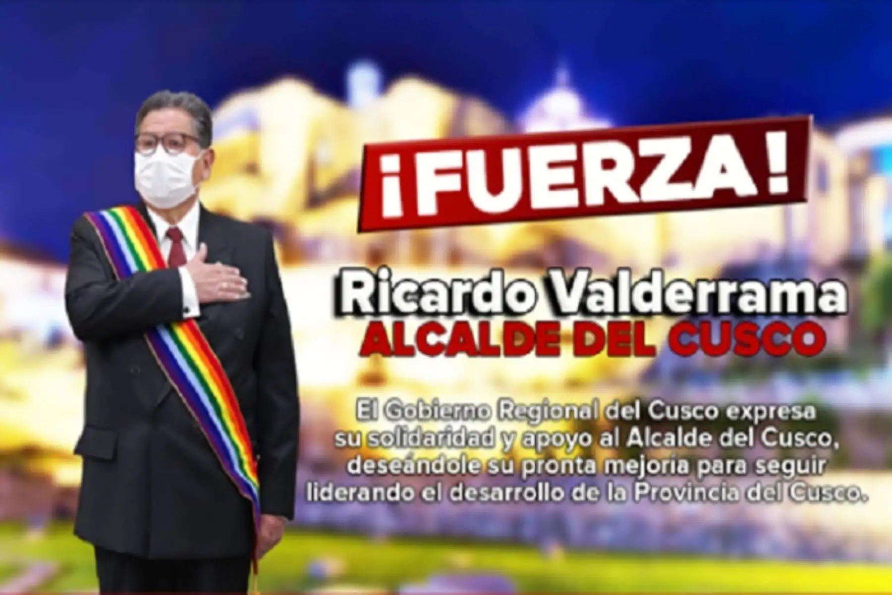 La condición de salud del burgomaestre es de sumo cuidado, teniendo en cuenta su edad y factores de comorbilidad.