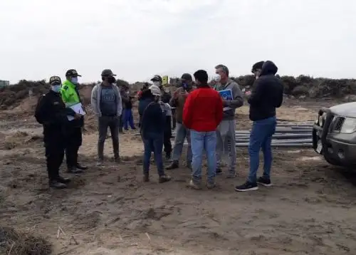 Autoridades recuperan terreno ubicado en zona intangible de Chan Chan, ubicado en Trujillo, que era ocupado por invasores.