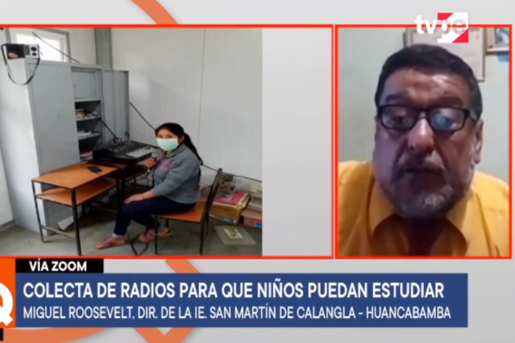 La institución educativa San Martín del distrito piurano de San Miguel de El Faique lanzó colecta de radios para que los niños reciban contenidos educativos. Foto: ANDINA/Difusión