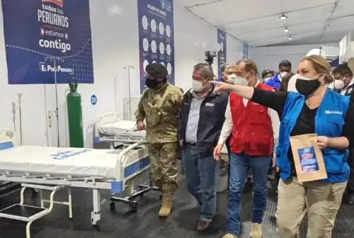 La presidenta ejecutiva del Seguro Social de Salud (EsSalud), Fiorella Molinelli, puso hoy en funcionamiento la nueva Villa EsSalud Moquegua destinada a la atención exclusiva de pacientes covid-19 en esa región del sur del país.