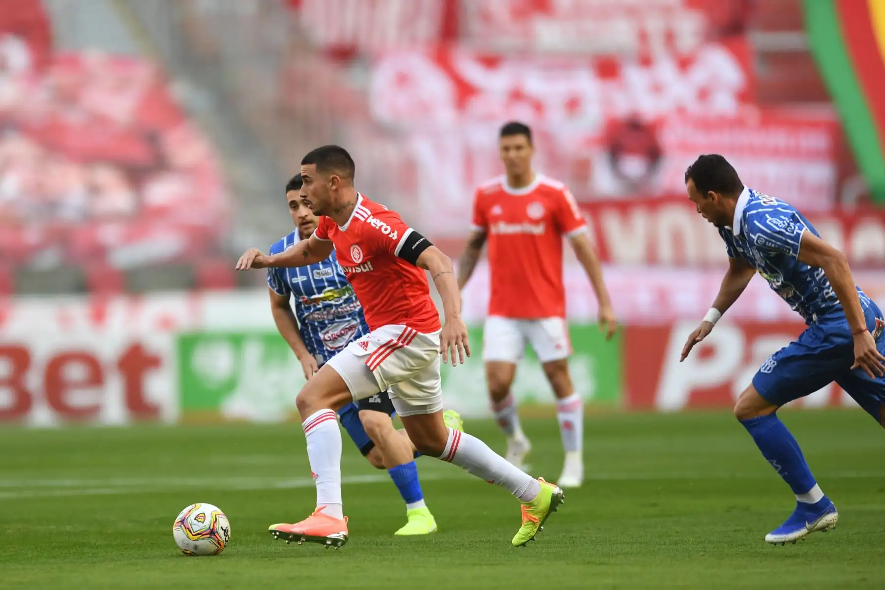 Finalmente, Internacional derrotó 4-0 a Esportivo de Bento por la semifinal del campeonato Gaúcho. Foto: @SCInternacional