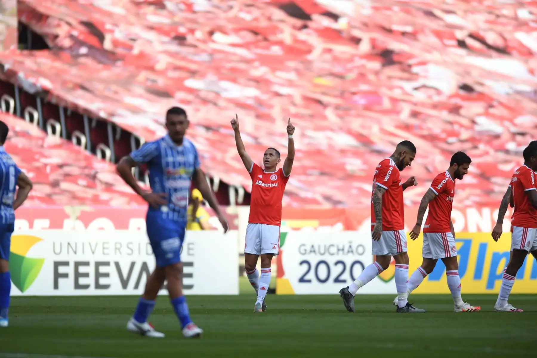 El encuentro fue por las semifinales del Campeonato Gaúcho. Foto: @SCInternacional