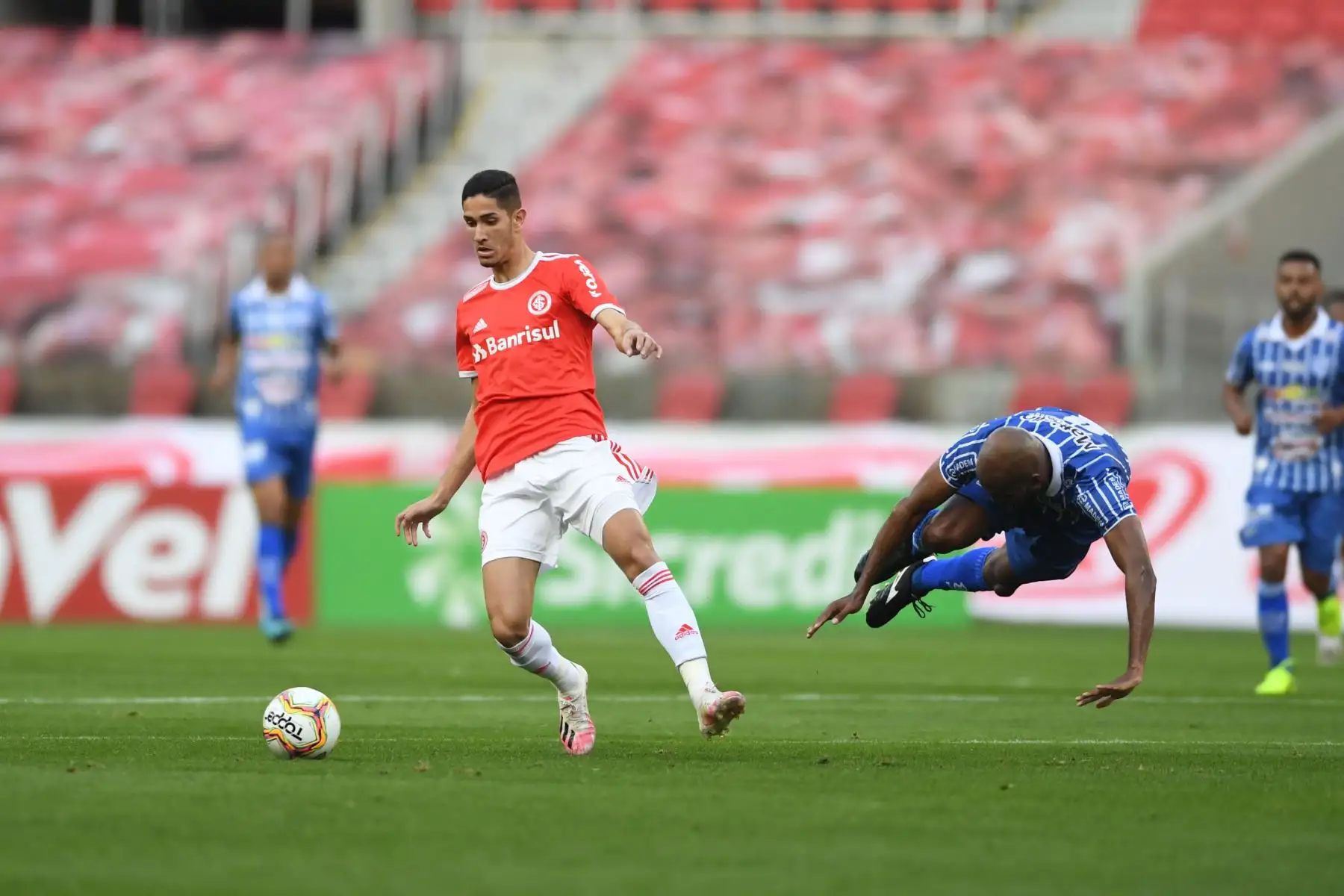 Internacional derrotó 4-0 a Esportivo de Bento por la semifinal del campeonato Gaúcho. Foto: @SCInternacional
