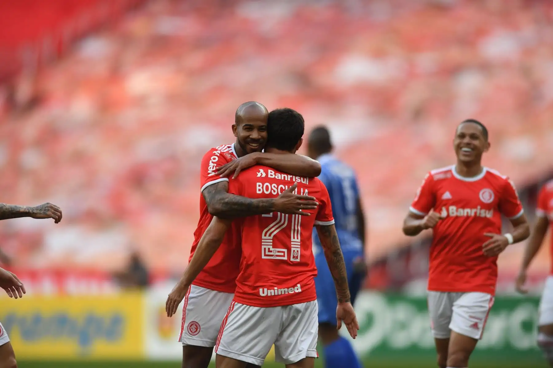 Internacional derrotó 4-0 a Esportivo de Bento por la semifinal del campeonato Gaúcho. Foto: @SCInternacional