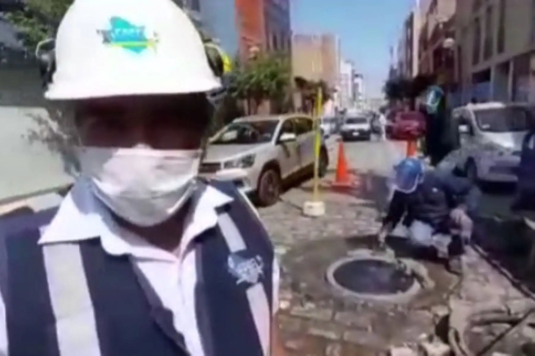 Las tapas de buzones de desagüe robadas y las deterioradas serán repuestas por Epsel Lambayeque para evitar posibles accidentes. Foto: ANDINA/Difusión