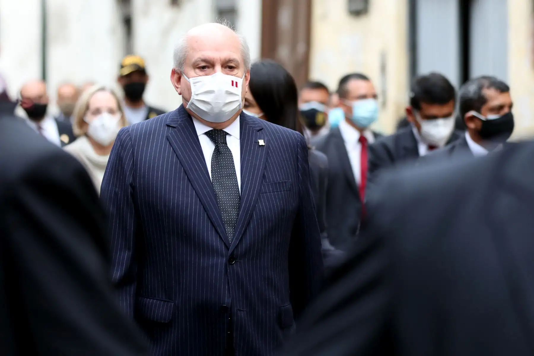 El presidente del Consejo de Ministros, Pedro Cateriano, acompañado por el Gabinete Ministerial, expone la política general del Gobierno ante el Pleno del Congreso de la República.
Foto: PCM