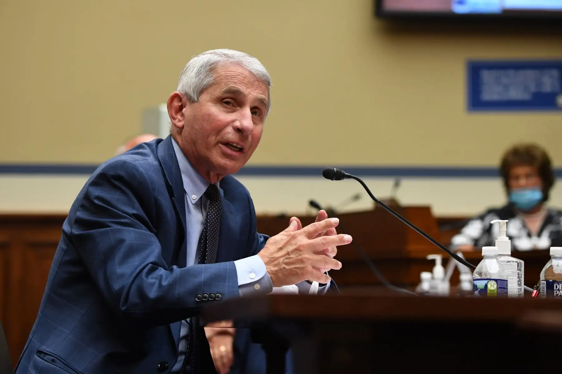 El principal epidemiólogo de EE. UU., Anthony Fauci, durante una intervención en el Congreso estadounidense. Foto: EFE
