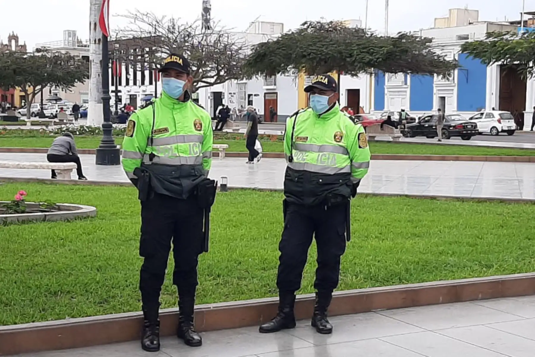 La seguridad ciudadana en la región La Libertad ha sido fortalecida con 1,200 efectivos que superaron el covid-19 y se reincorporaron a sus funciones. Foto: ANDINA/Difusión