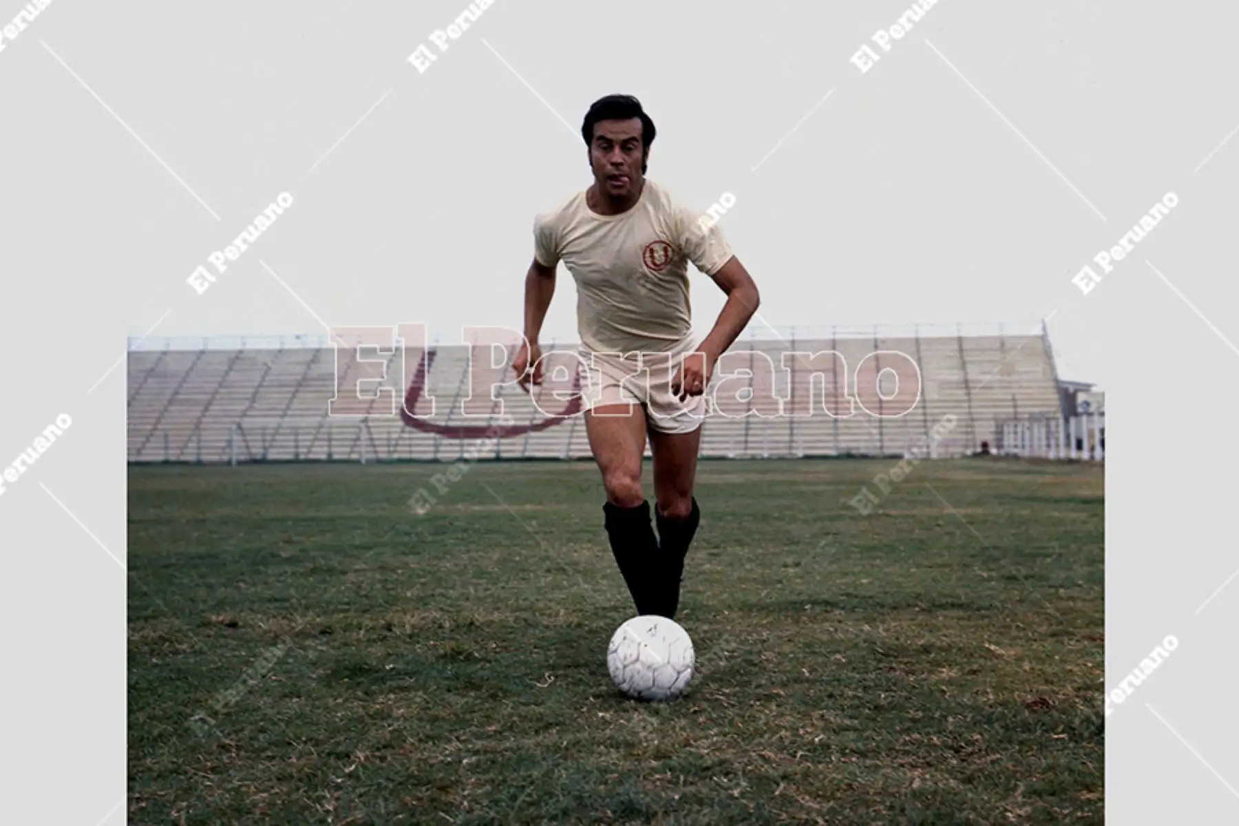 Oswaldo "Cachito" Ramirez, delantero de Universitario de Deportes. Foto: Archivo Histórico de El Peruano