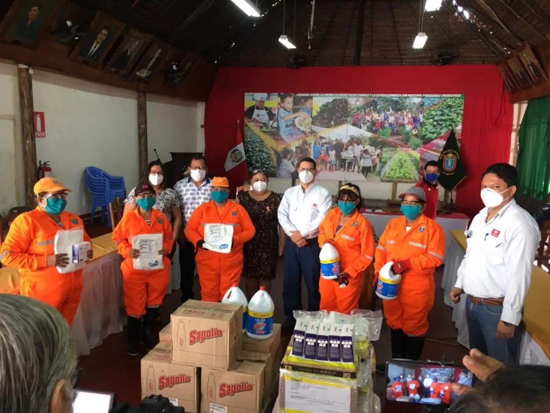 Petroperú se suma a campaña de limpieza en la ciudad de Iquitos para evitar propagación del coronavirus.