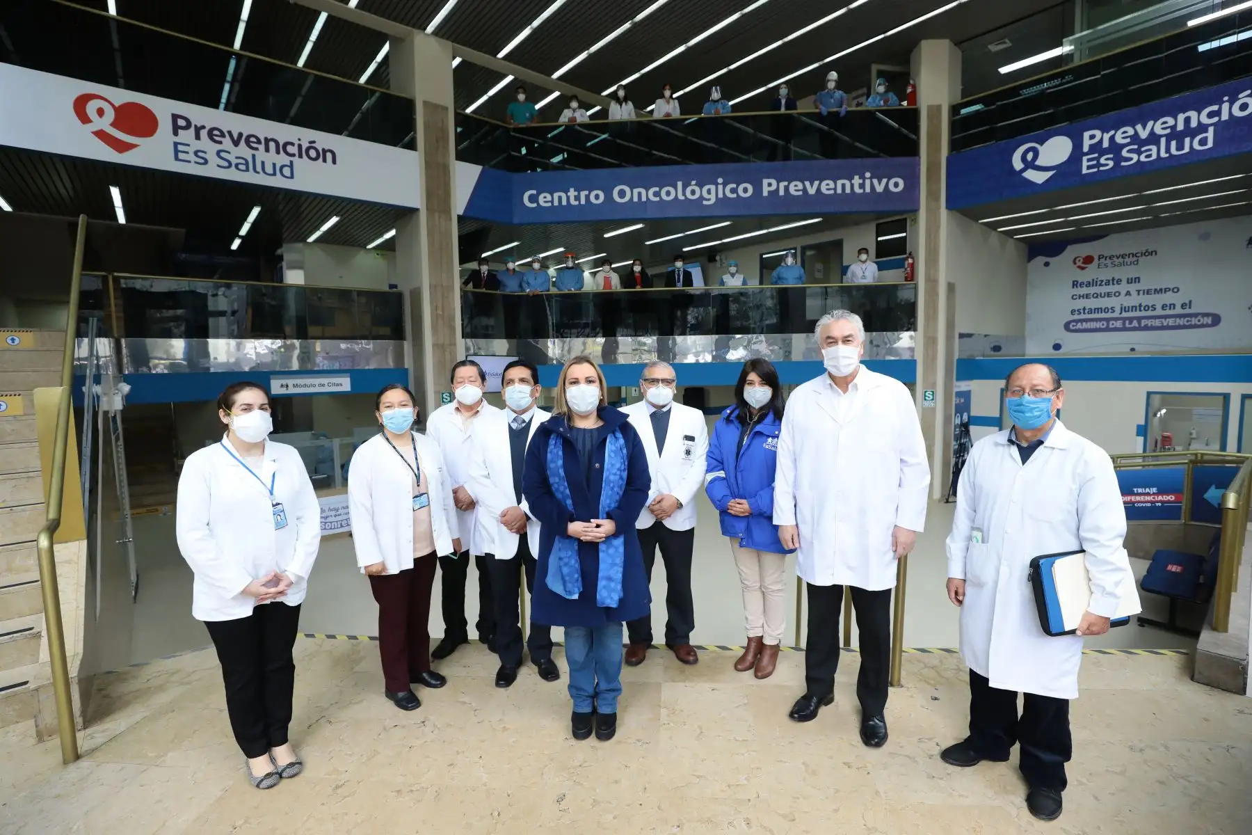 Fiorella Molinelli inaugura el primer Centro Oncológico Preventivo (COP) en Lima que permitirá realizar un diagnóstico y tratamiento oportuno para la prevención del cáncer. Foto: ANDINA/Essalud