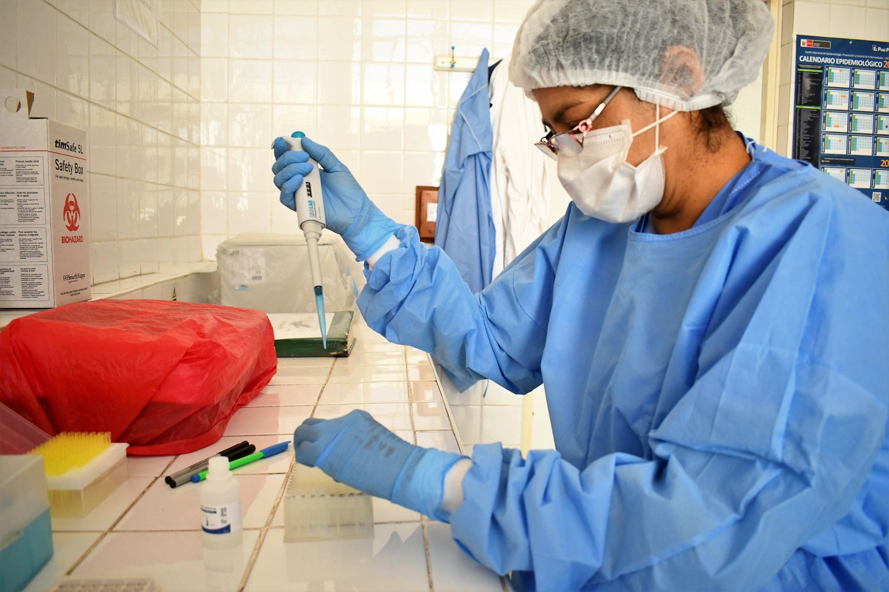 Laboratorio provisional permitirá procesar 200 pruebas rápidas de covid-19 en Chiclayo. ANDINA/Difusión