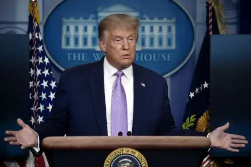 "Puedo decirte que lo que sucedió es terrible. Pero realmente no saben qué fue. Nadie lo sabe todavía", mencionó el presidente Trump. Foto: AFP