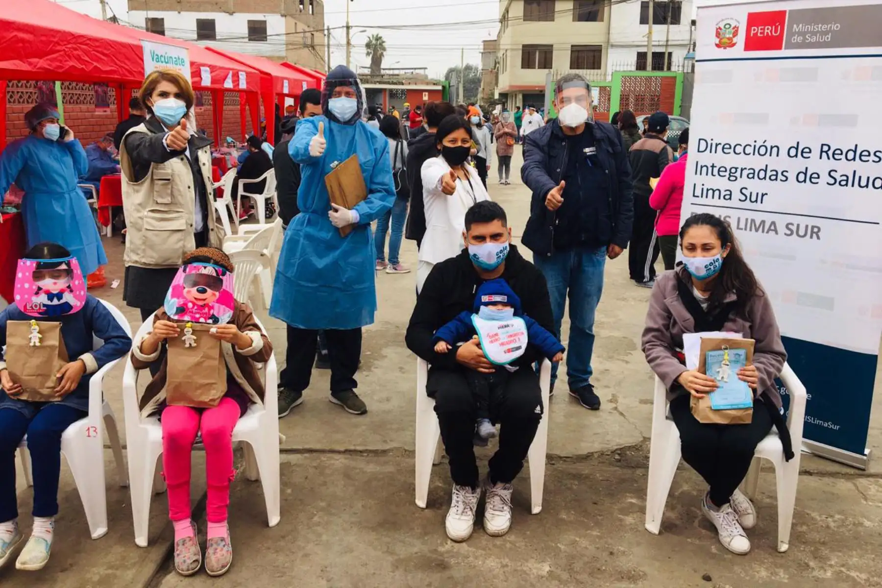 Diris Lima Sur brinda atención en salud mental, planificación familiar y vacuna a niños menores de 5 años, adultos mayores y gestantes.
Foto: Diris Lima Sur
