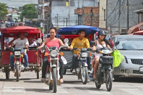 Motos y mototaxis. Foto: ANDINA/archivo.