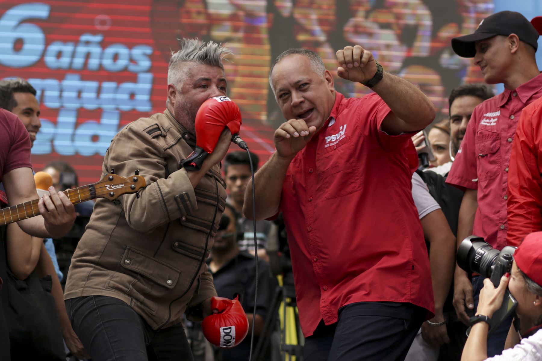El lunes, Cabello había reaparecido en una llamada telefónica con el presidente Nicolás Maduro, transmitida por la televisión estatal. Foto: AFP
