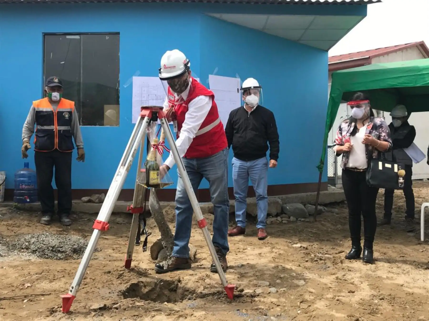La Autoridad para la Reconstrucción con Cambios (ARCC) estimó que para noviembre concluirán las obras de reconstrucción del colegio Inicial Indoamérica, ubicado en el distrito de La Esperanza, provincia de Trujillo. Foto: Cortesía ARCC