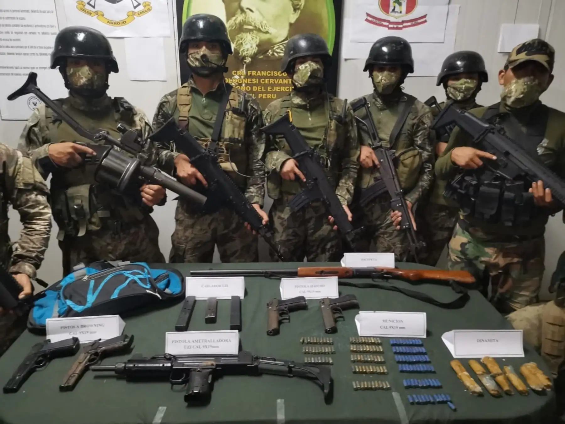 Fuerzas del orden se enfrentan a presuntos terroristas e incautan armamento. Enfrentamiento se produjo en el Vraem.