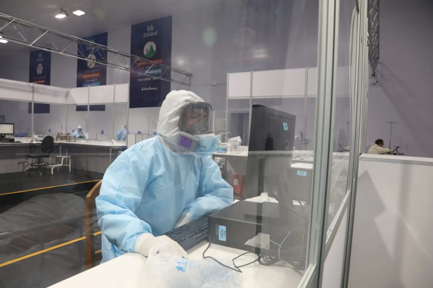 Villa Essalud Ilo fue implementado para ser un centro de atencion para pacientes con covid-19 en esa localidad. Foto: Essalud