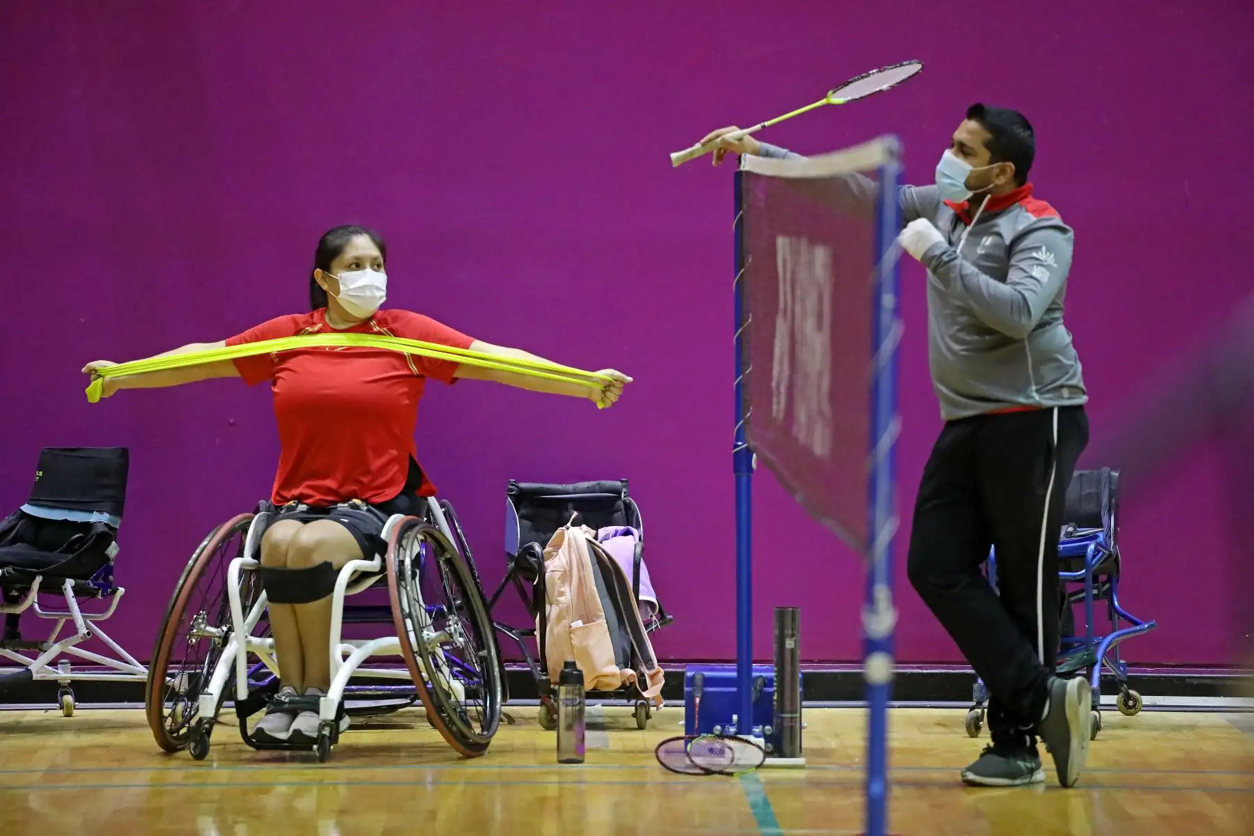 Un total de 16 deportes y disciplinas entrenan cumpliendo los protocolos de bioseguridad  contra el covid-19, en las sedes del Legado 2019.Foto:ANDINA/Legado.