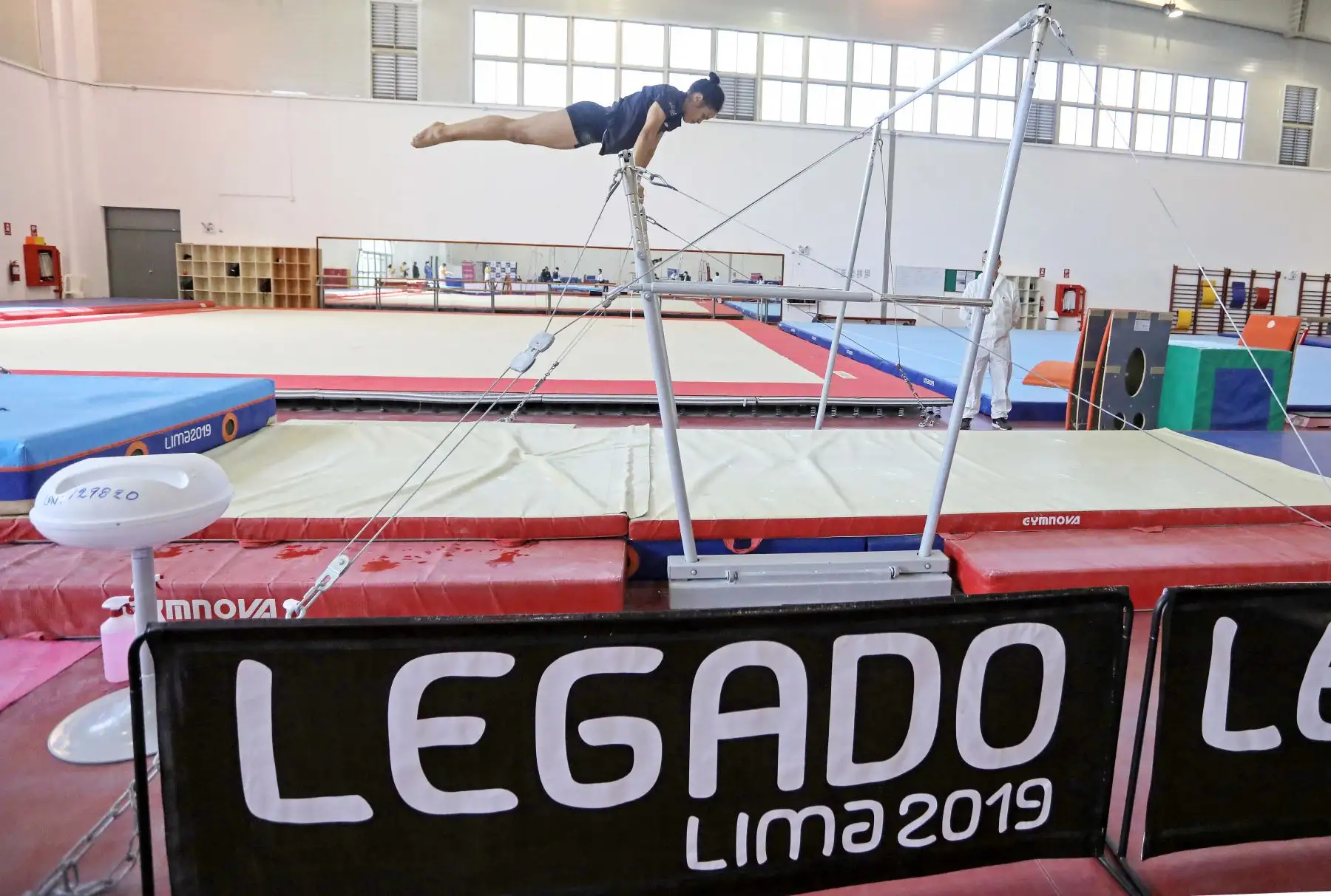 Un total de 16 deportes y disciplinas entrenan cumpliendo los protocolos de bioseguridad  contra el covid-19, en las sedes del Legado 2019.Foto:ANDINA/Legado.