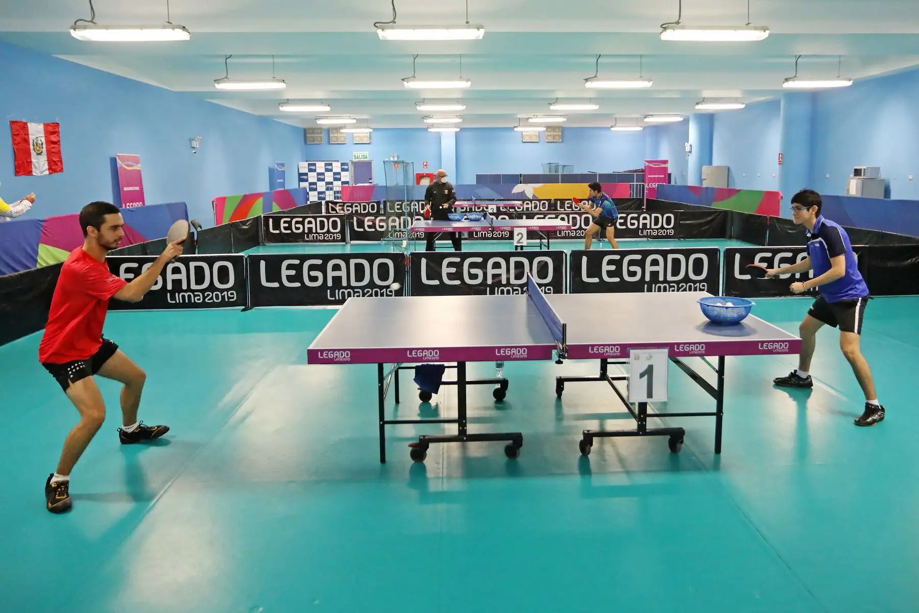 Un total de 16 deportes y disciplinas entrenan cumpliendo los protocolos de bioseguridad  contra el covid-19, en las sedes del Legado 2019.Foto:ANDINA/Legado.