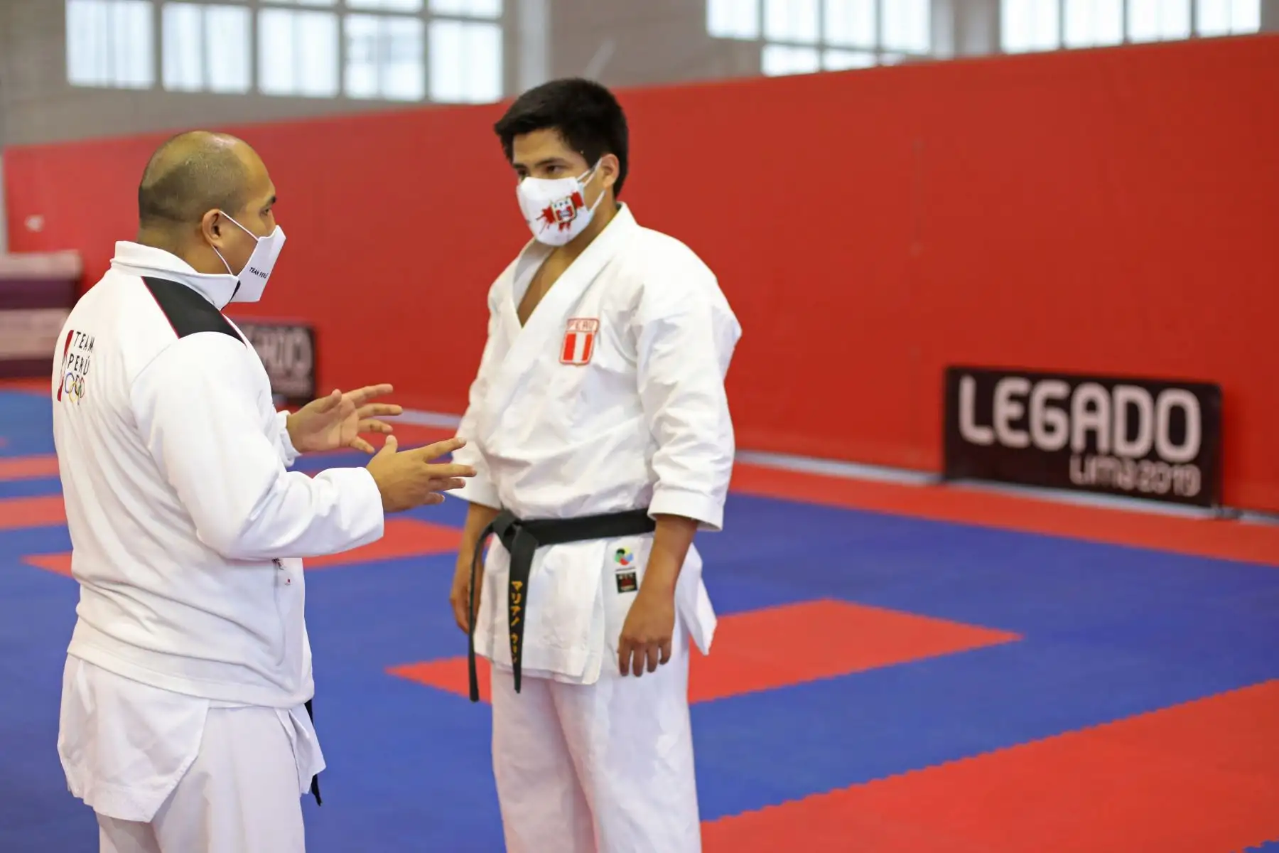 Un total de 16 deportes y disciplinas entrenan cumpliendo los protocolos de bioseguridad  contra el covid-19, en las sedes del Legado 2019.Foto:ANDINA/Legado.