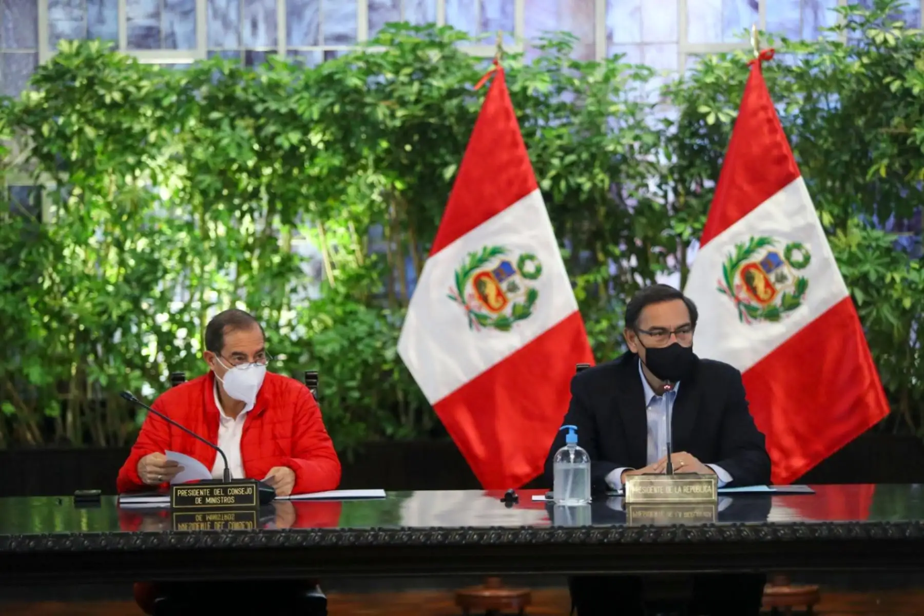 Presidente Martín Vizcarra lidera una nueva sesión del Consejo de Ministros junto al jefe del Gabinete, Walter Martos y ministros de Estado. Foto: ANDINA/PCM