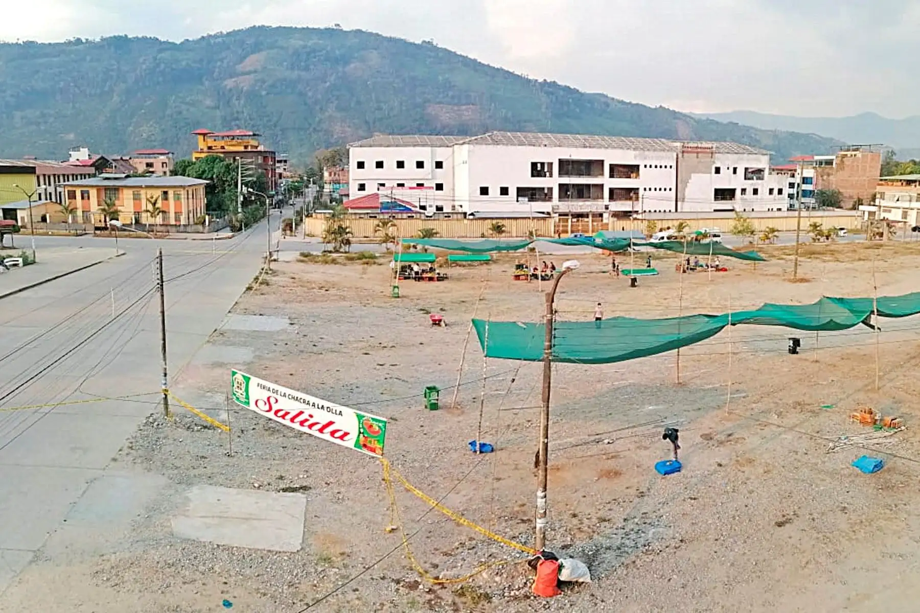 Proyecto especial Legado 2019 construirá un centro de aislamiento temporal para pacientes leves y moderados de covid-19 en Pichanaqui, región Junín. ANDINA/Difusión