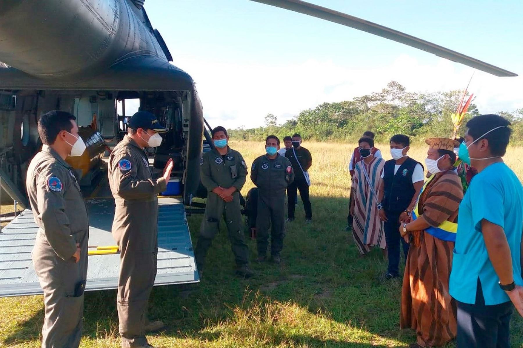Brigadas y promotores del programa PAIS del Midis llevaron atenciones a comunidades nativas de la región Ucayali. ANDINA/Difusión