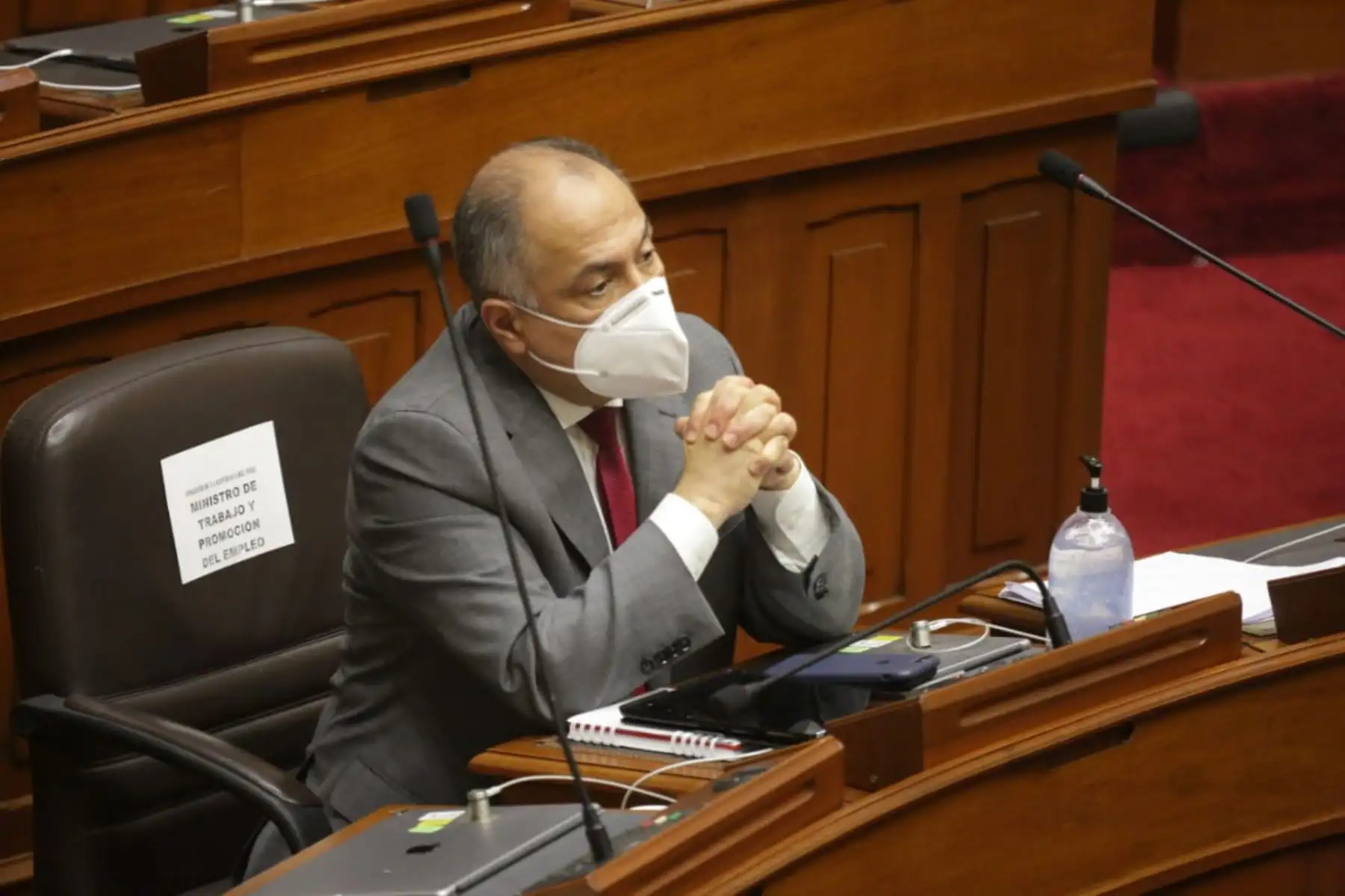 Ministro de Trabajo y Promoción del Empleo, Javier Palacios Gallegos. ANDINA/Difusión