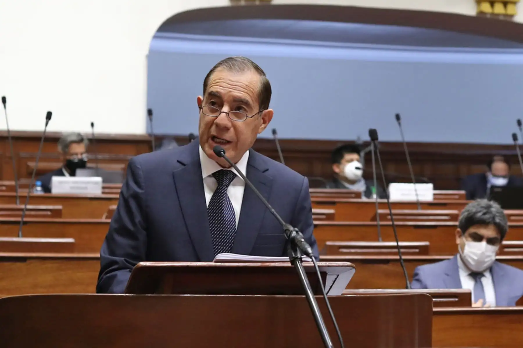 Primer ministro Walter Martos, se presenta ante el Congreso para exponer políticas del Gobierno y solicitar el voto de confianza. Foto: ANDINA/PCM