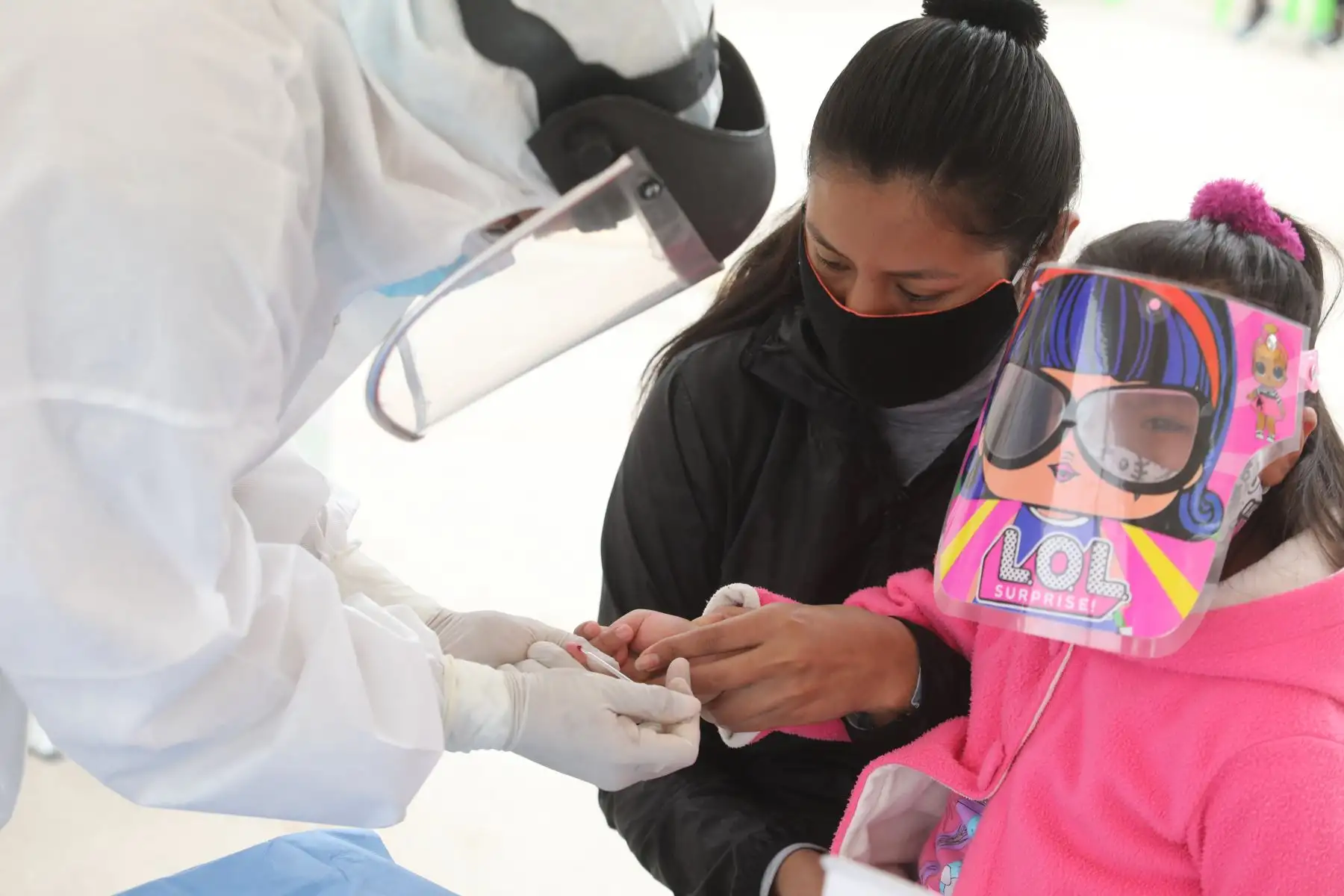 EsSalud realizó 500 pruebas rápidas para descarte de Covid-19 en Villa El Salvador.
Foto:ANDINA/Essalud