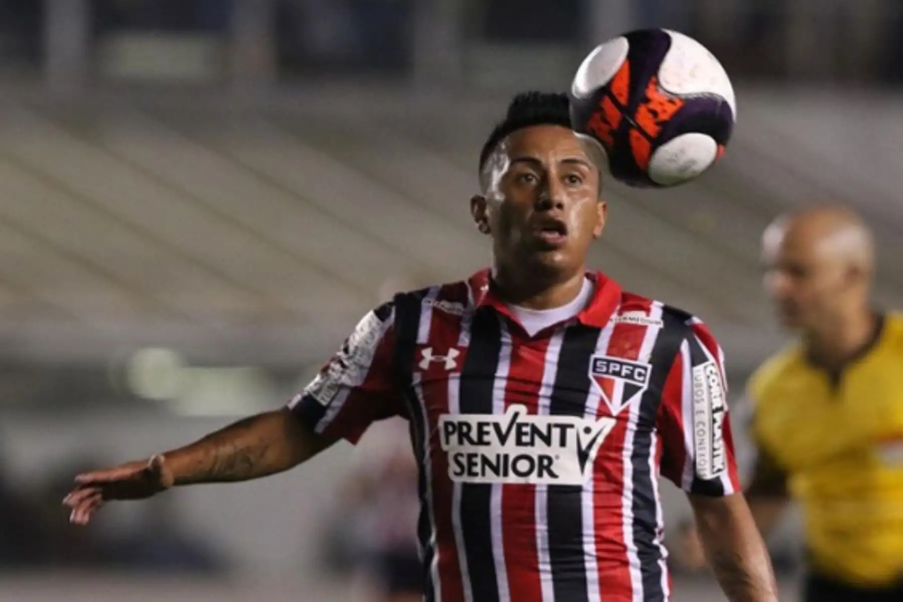 Christian Cueva debutó con el Sao Paulo el 26 junio del 2016 contra el Fluminense y con marcador a favor de 3 a 1. Foto: Difusión