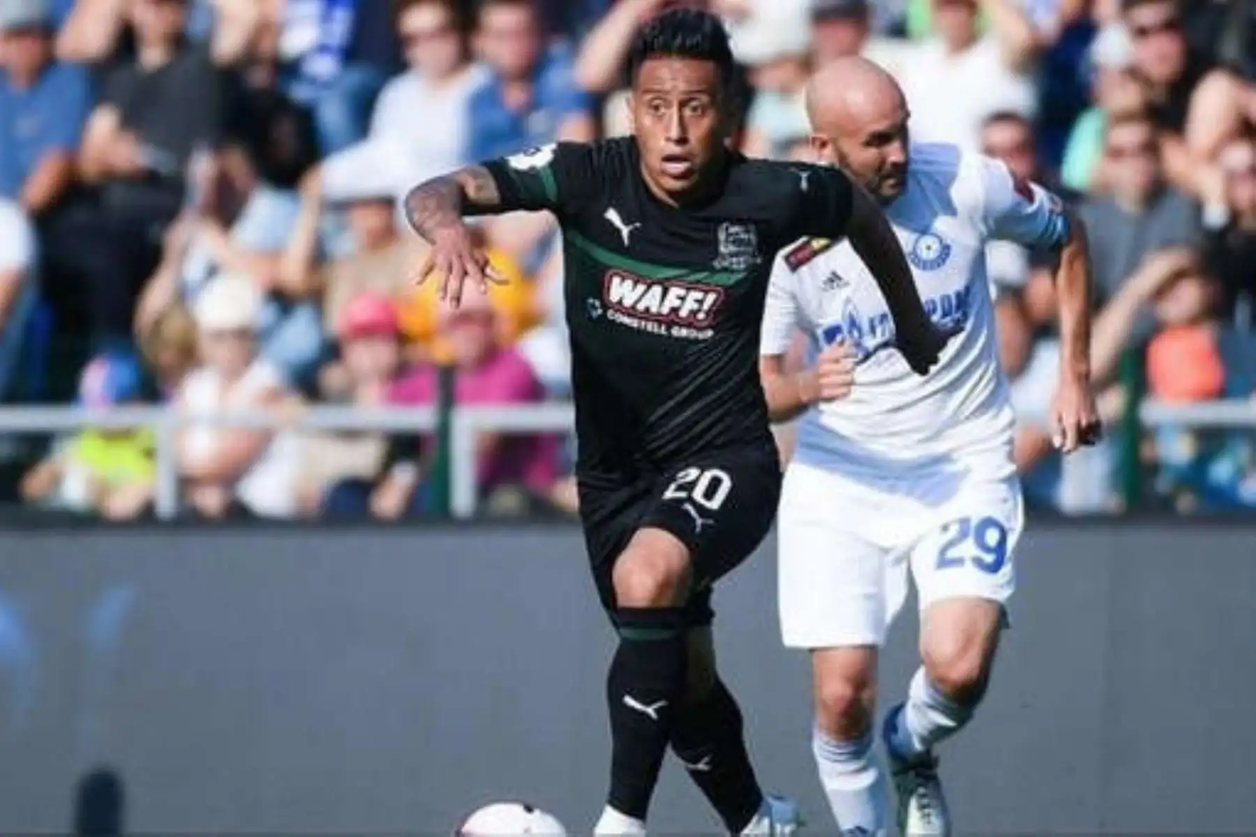 Christian Cueva debutó en Rusia con el Krasnodar, en julio del 2018. Foto: Difusión