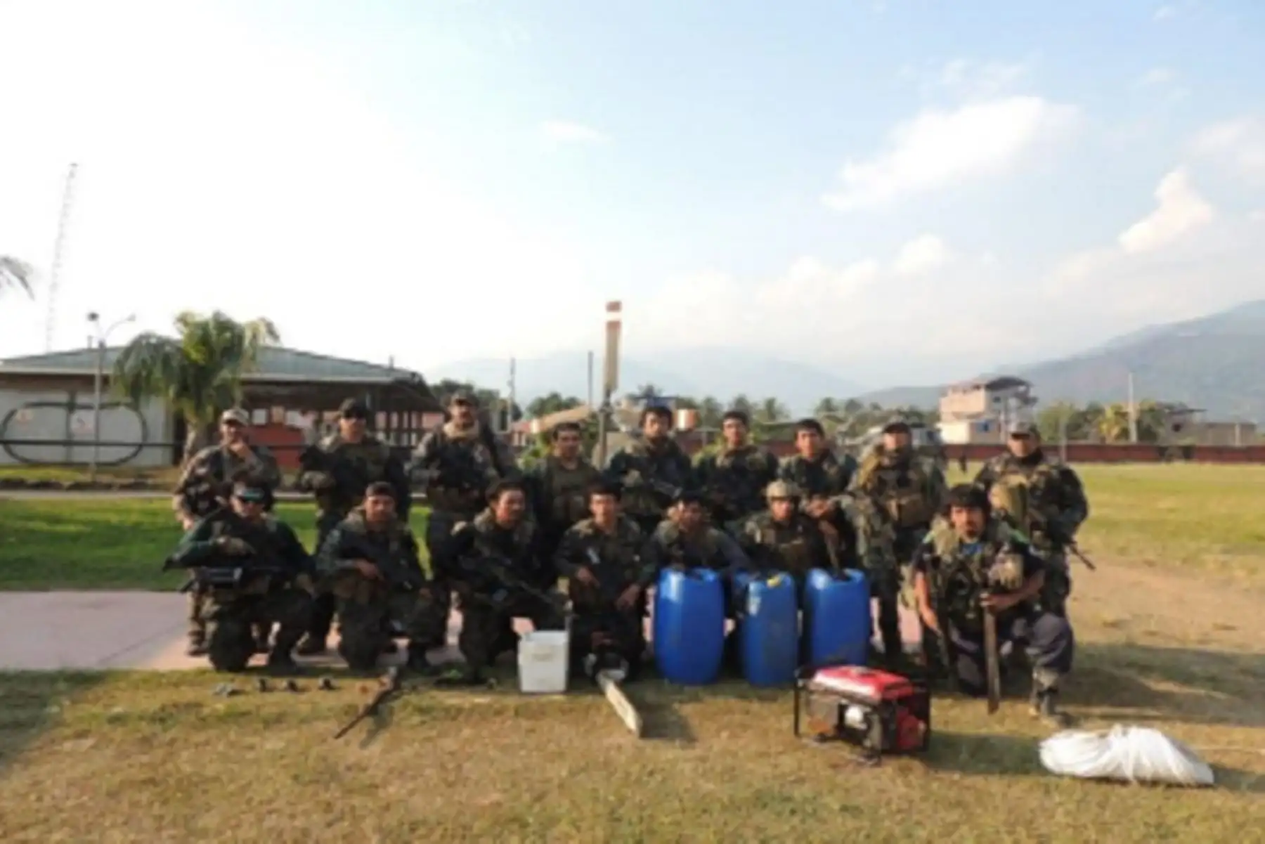 Efectivos de las Fuerzas Armadas y la Policía Nacional desplegaron operación Milenario 2020 en distritos cusqueños ubicados en el Vraem.