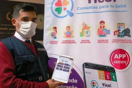 ¡Yico! Conoce el app que orienta a las madres sobre alimentación a los bebés. Foto: ANDINA/Difusión.