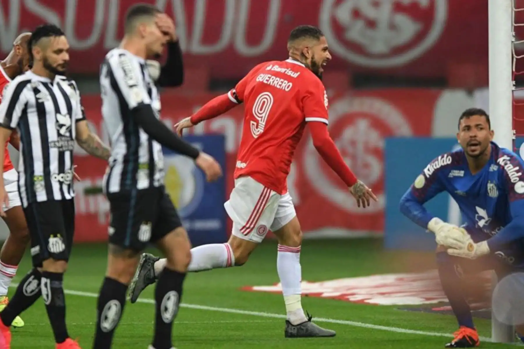 Paolo Guerrero sigue imparable desde que el fútbol volvió a Brasil y rompió las redes del arco rival a los 56′ minutos del segundo tiempo con un fenomenal remate de cabeza.
Foto: Ricardo Duarte/ @scinternacional