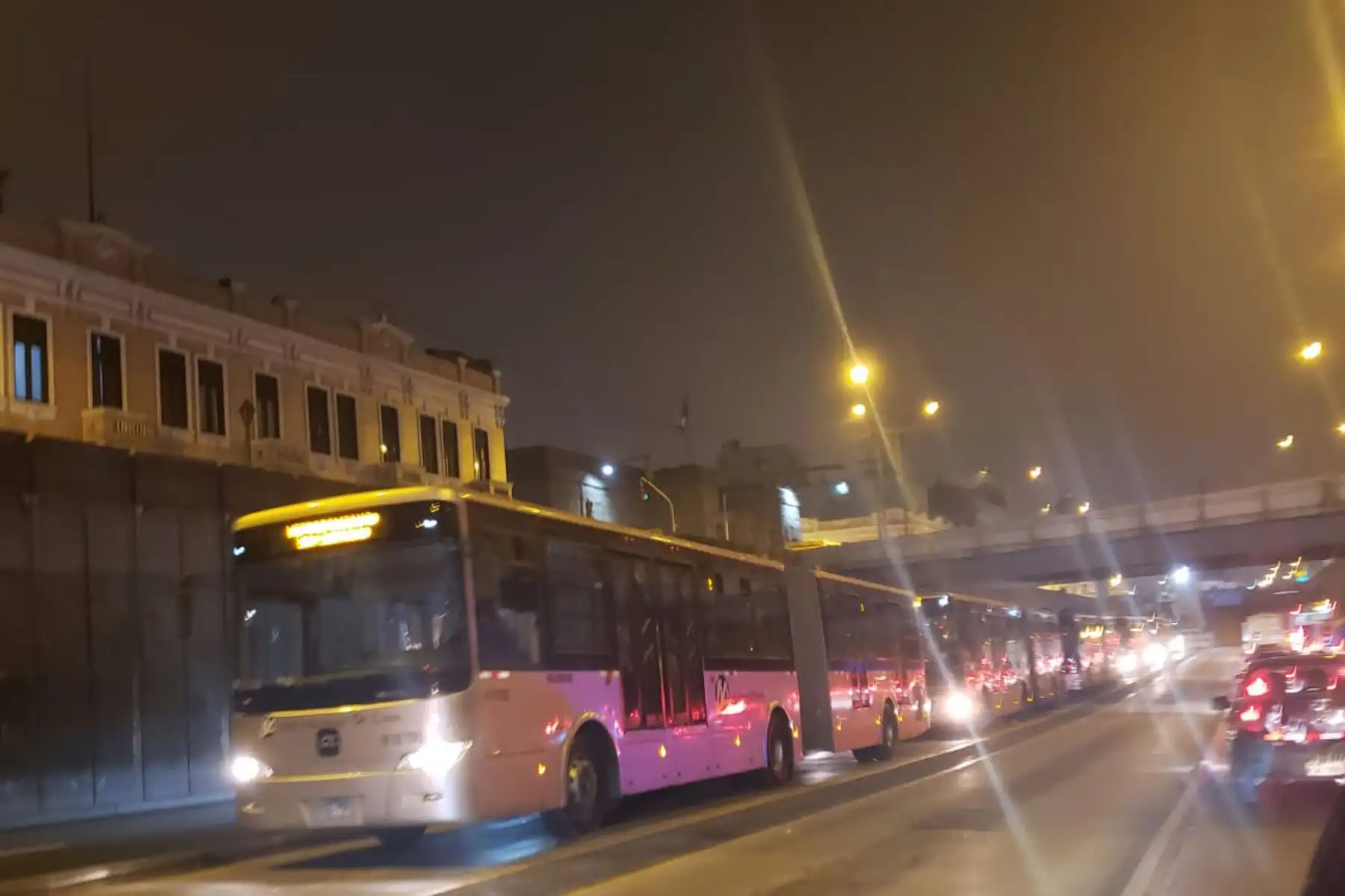 El accidente afectó la circulación de las unidades que se trasladaban en el sentido de norte a sur, informó Protransporte. Foto: ANDINA/Difusión