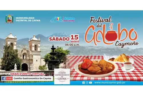 Arequipa celebrará este 15 de agosto su 480° aniversario con el Festival del Adobo Caymeño virtual. Foto: ANDINA/Difusión