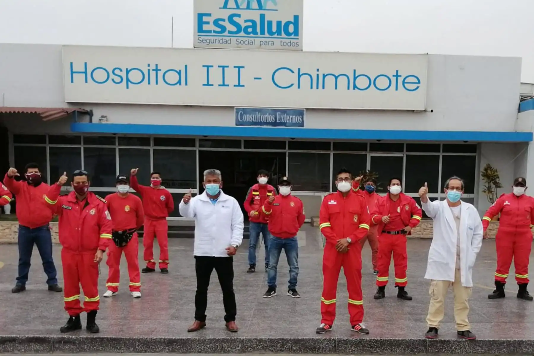 Las pruebas moleculares fueron aplicaron a 35 hombres de rojo del Santa (Áncash) y los resultados se tendrán en cinco días. Foto: ANDINA/Difusión