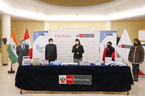 India donates medicines and protective equipment to Peru