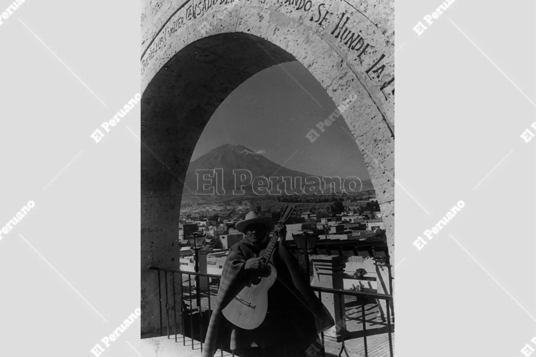 Arequipa, 1990. Mirador de Yanahuara. Foto: Archivo Histórico de El Peruano