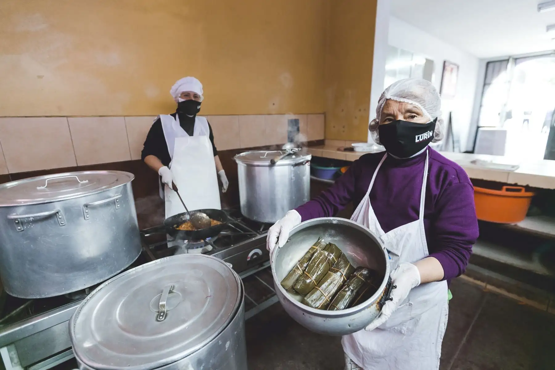 Los comedores populares son actores centrales para asegurar la alimentación de la población vulnerable en el contexto de la pandemia. ANDINA/Difusión