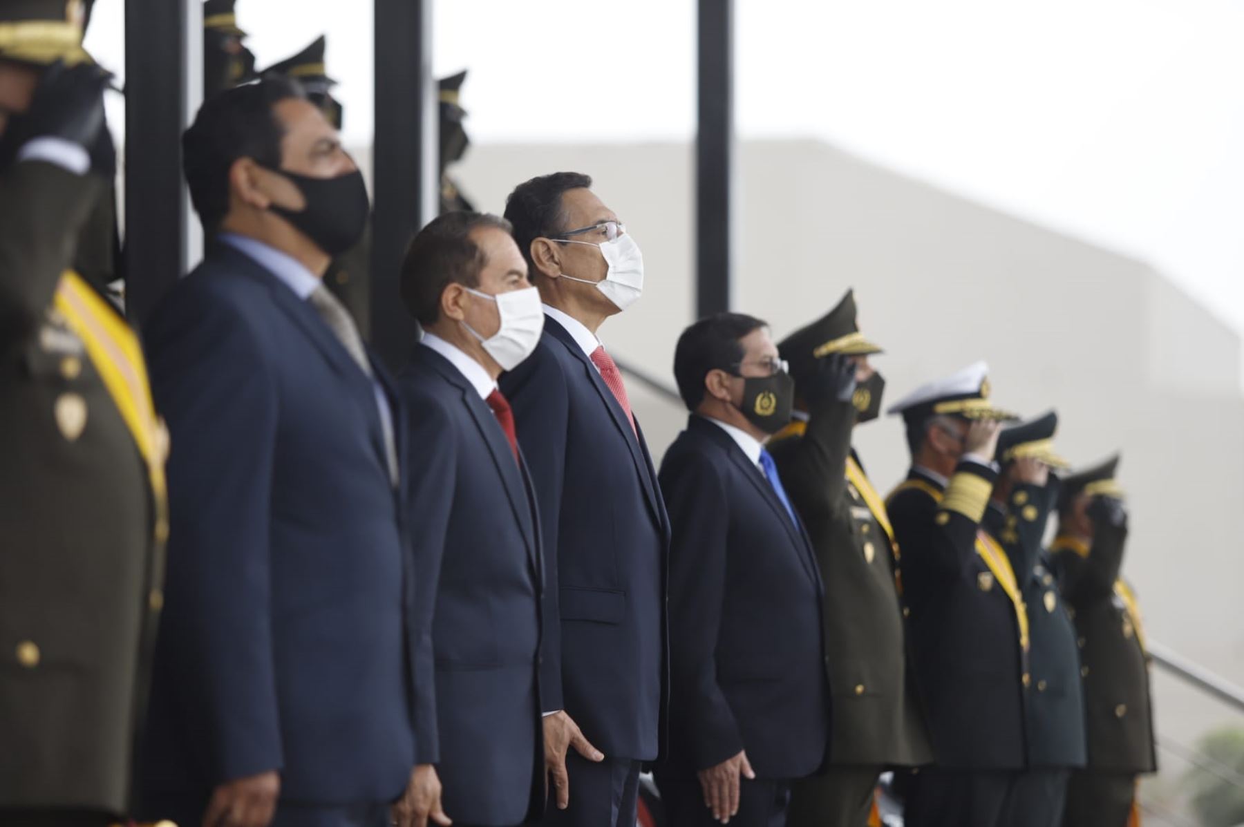 President Martin Vizcarra attends the 199th anniversary ceremony of the establishment of the Republican Army in Peru. Photo:ANDINA/Presidency of the Republic.
