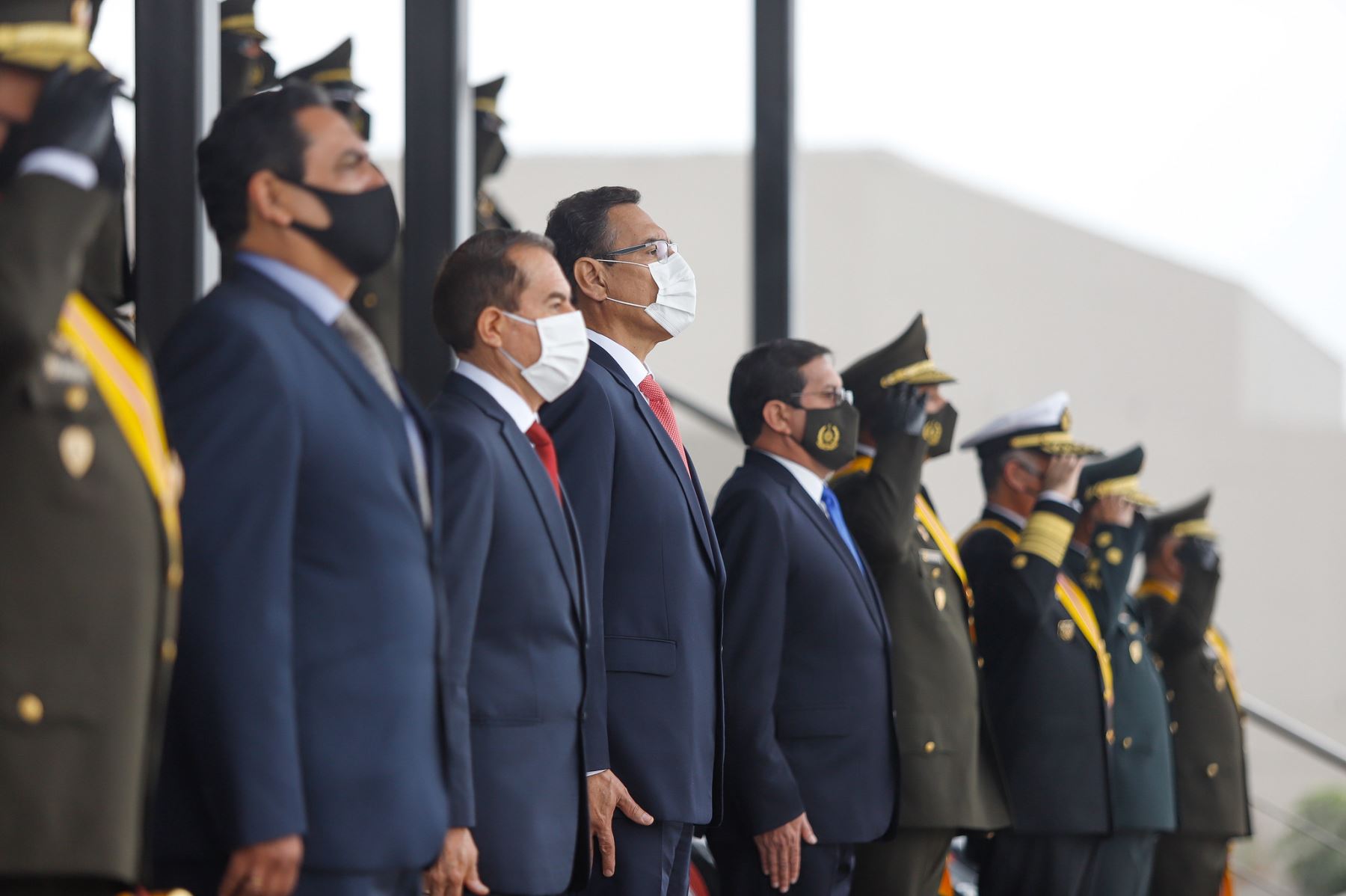 Presidente Martín Vizcarra asiste a ceremonia por aniversario de creación del Ejército Republicano. Foto: ANDINA/Prensa Presidencia