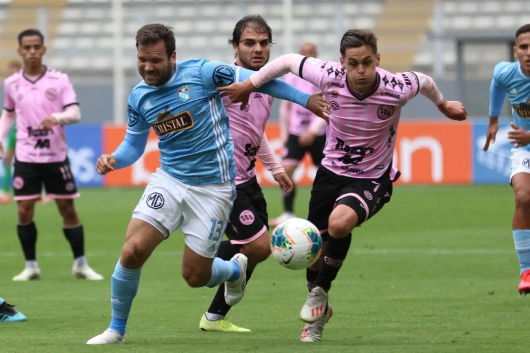Sporting Cristal  gana 4 a 1 al Sport Boys por la liga 1 del Torneo Apertura 2020  en el estadio Nacional de Lima Perú.
Foto: @LigaFutProf